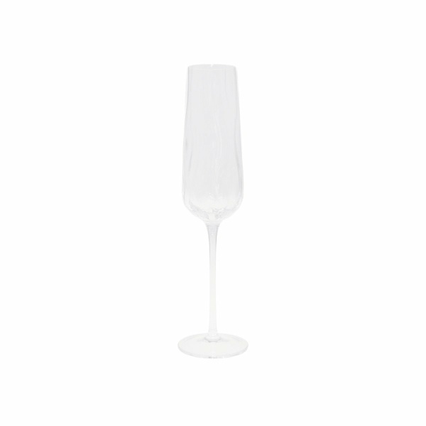 Vage champagne -fluiten - veel van 6