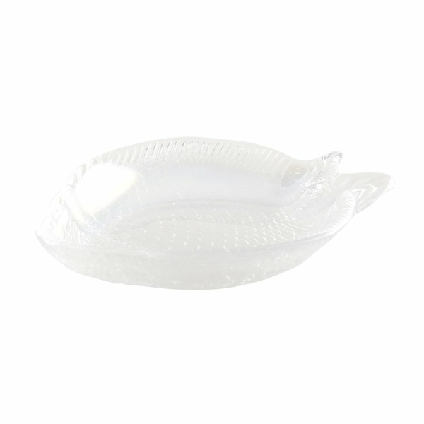 Glanzend glas visbeker 26x22,5 cm
