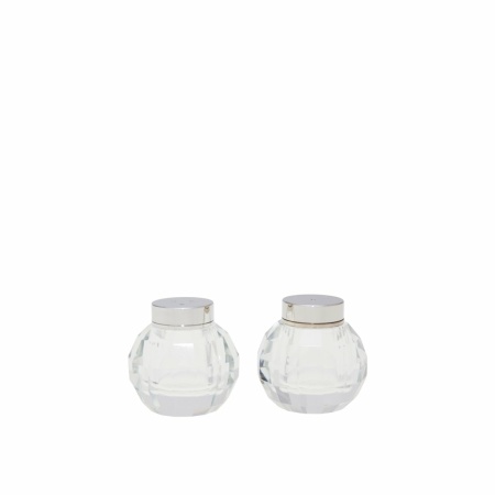 Kristal ronde zout shaker en peper