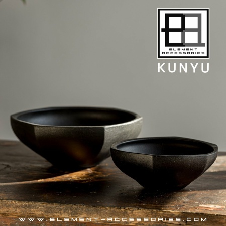 Kom in moderne Aziatische stijl, hoogwaardig design en afwerking, KUNYU30ZW