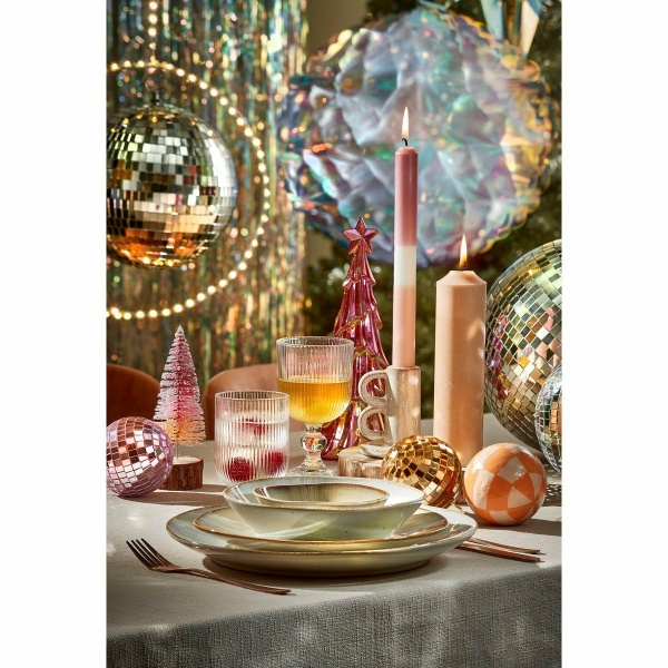 Kerst Discobal - Ø30 cm - Zilver