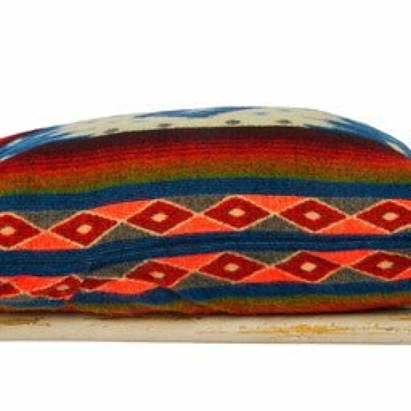 Kussen 40x60cm - Native Quilotoa Blue - inclusief binnenkussen van eendenveren
