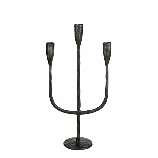 Stretto Kandelaar - L21 x B10 x H41 cm - Zwart