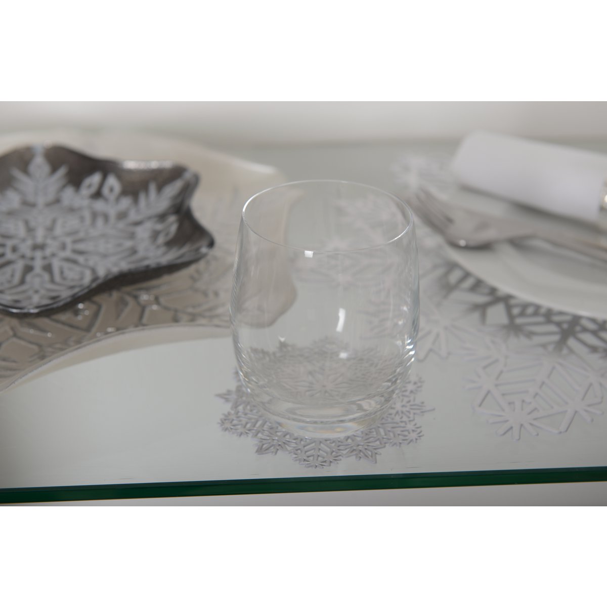 Silver Flake Glass - veel van 6