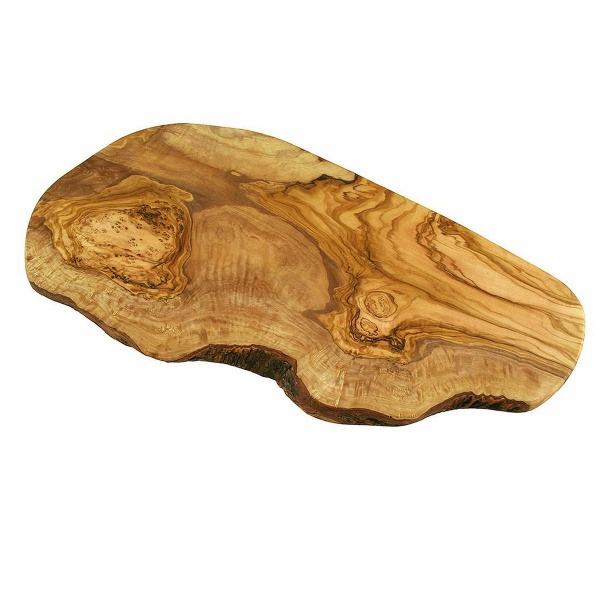 Snijplank rustiek 35-39 cm lang olijfhout