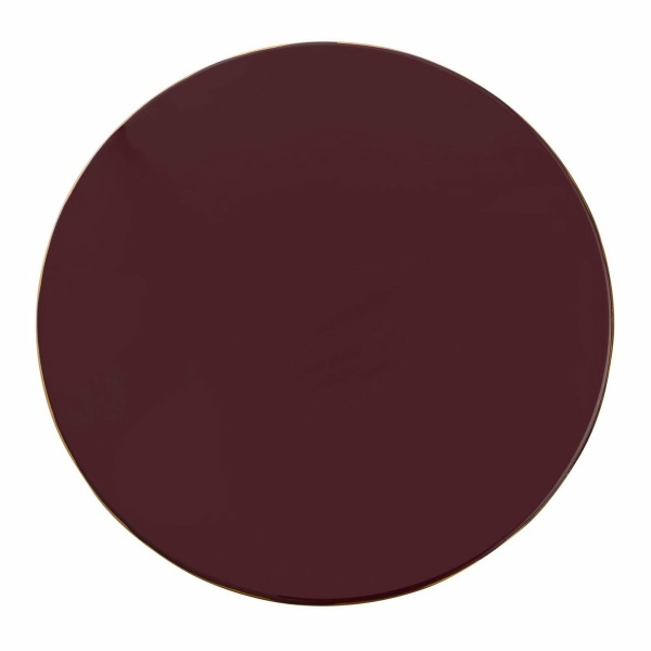 Bijzettafel rond ø 45 H 45 cm Decoratieve tafel Lampentafel Salontafel Glamtafel Metaal en email