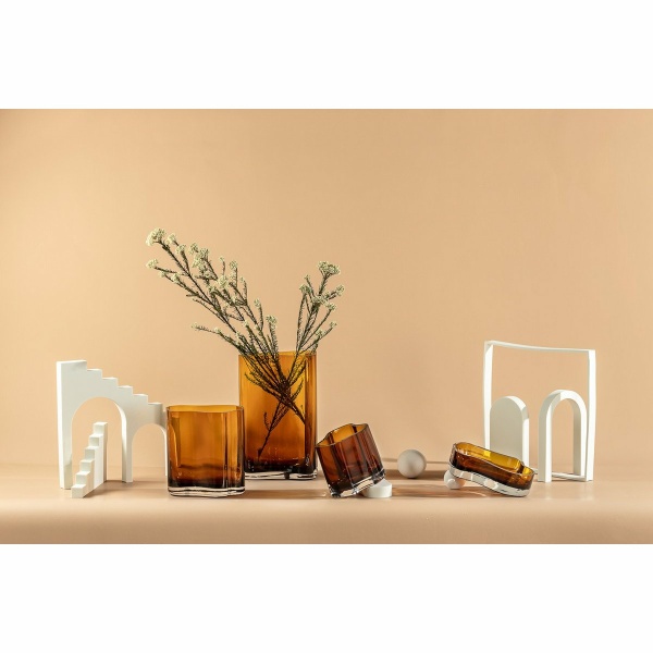 Nieuw modern design grote kom of bord, geïnspireerd door CORAL en Aalto, COR08AM