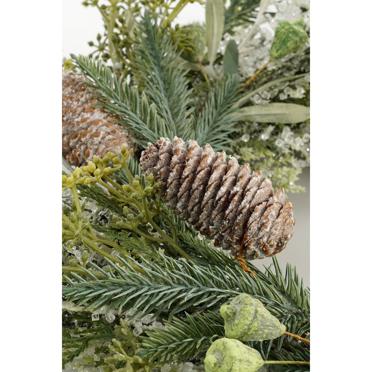 Alva Kerstkrans - Ø40 cm - Groen