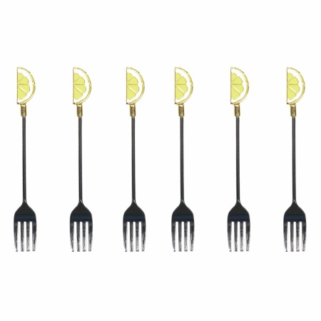 Lemon Dessert Forks - veel van 6