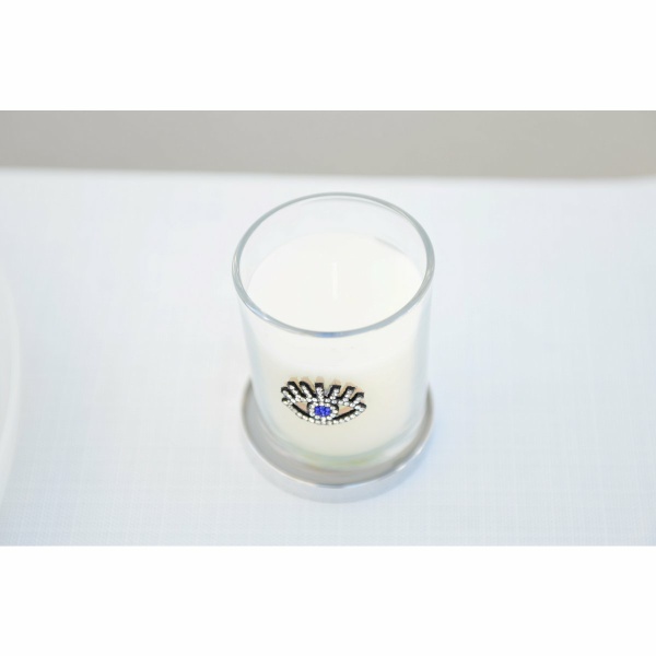 Zilveren kaars patchouli parfumoog