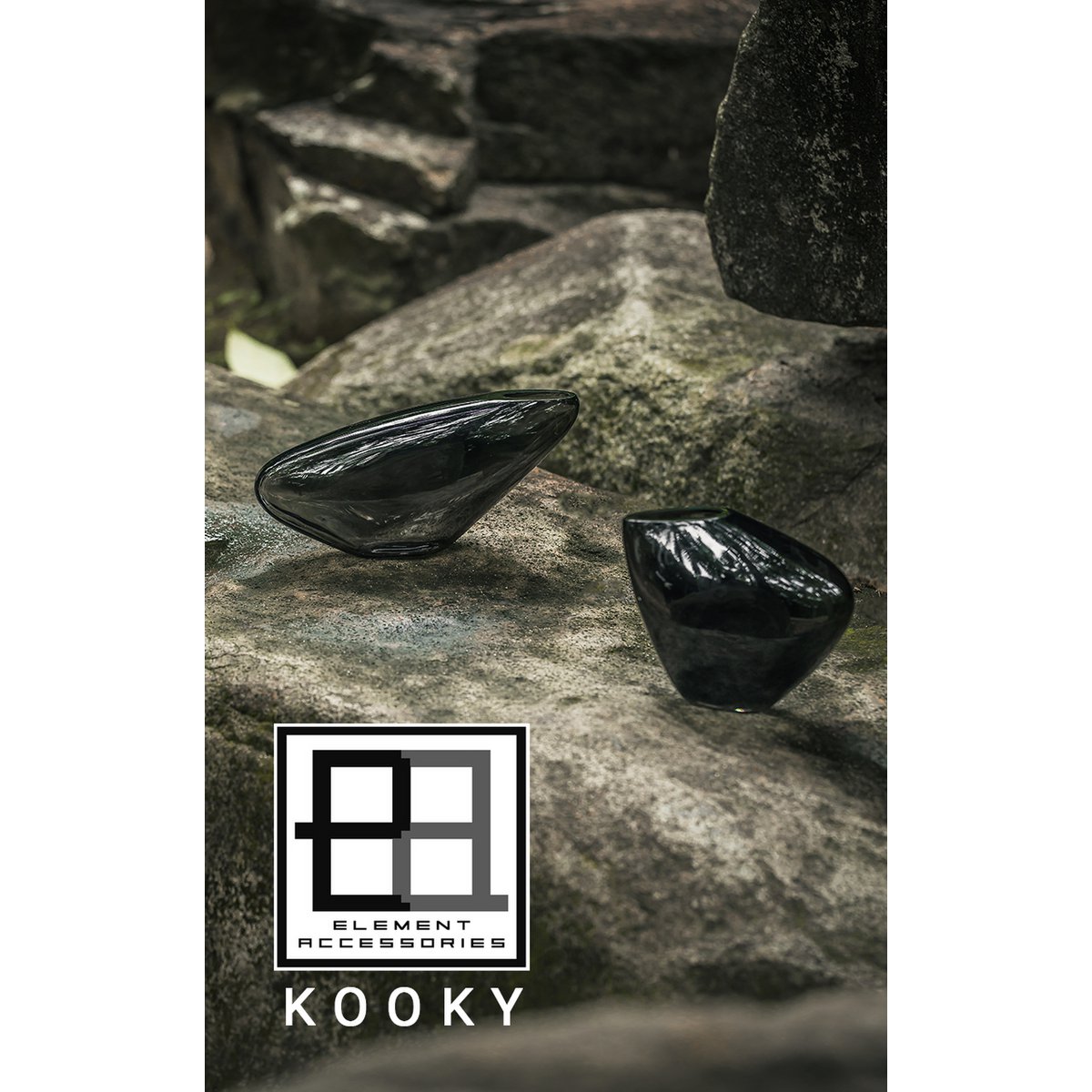 Innovatieve designvaas, kiezelachtige organische vorm, KOOKY21GR