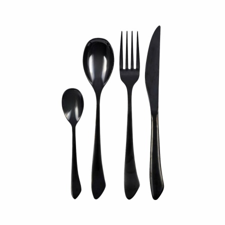 Huisvrouw 24 stuks zwart briljant