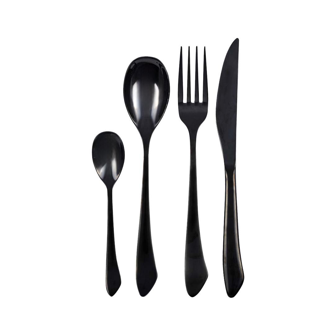 Huisvrouw 24 stuks zwart briljant