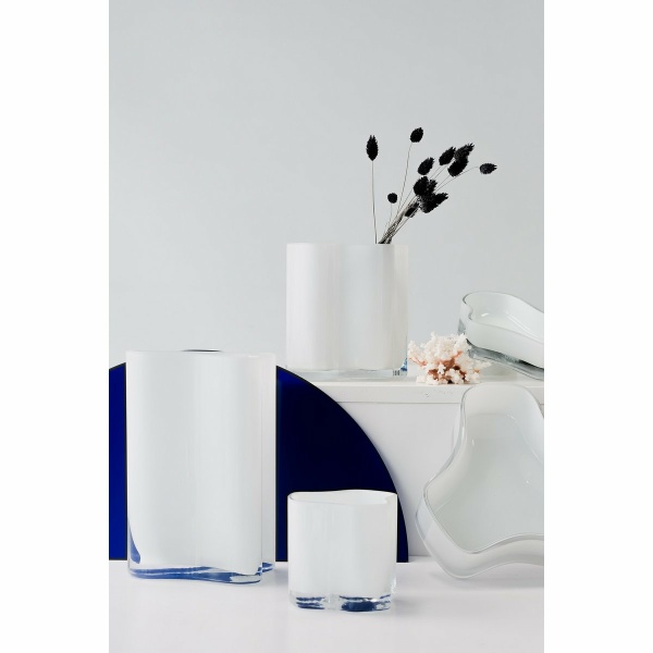 Nieuwe moderne designvaas geïnspireerd op CORAL en Aalto, COR13WH
