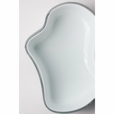 Nieuwe moderne design kom, bord, geïnspireerd door CORAL en Aalto, COR06WH
