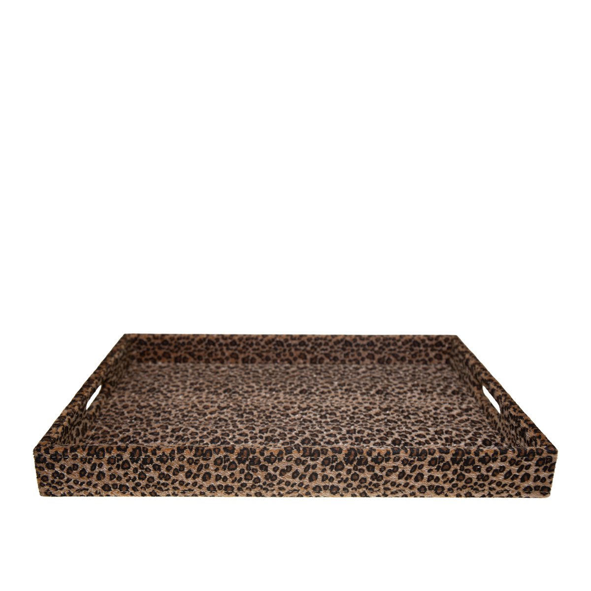 Luipaard rechthoekige lade 42x32x4,5 cm
