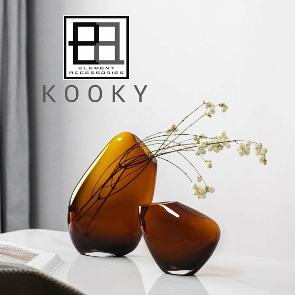 Moderne vaas, hoge design organische vorm, KOOKY16
