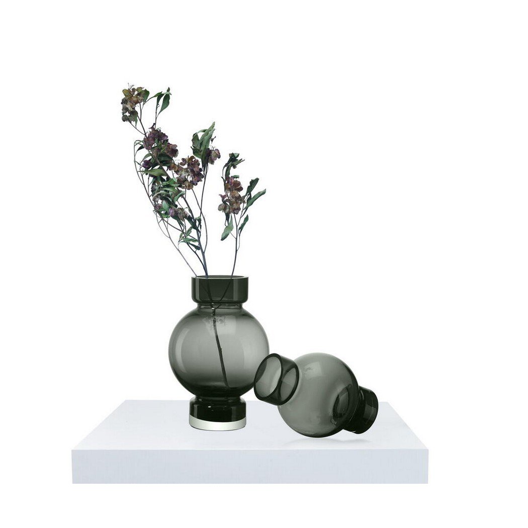 moderne bolvormige luxe vaas ORURO - 9mm dik glas