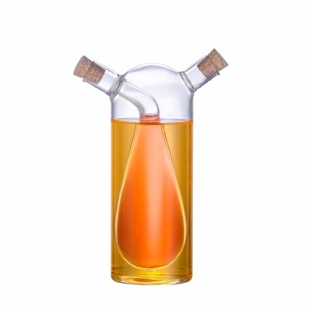 340 ml en 90 ml glasolie en glazen azijn