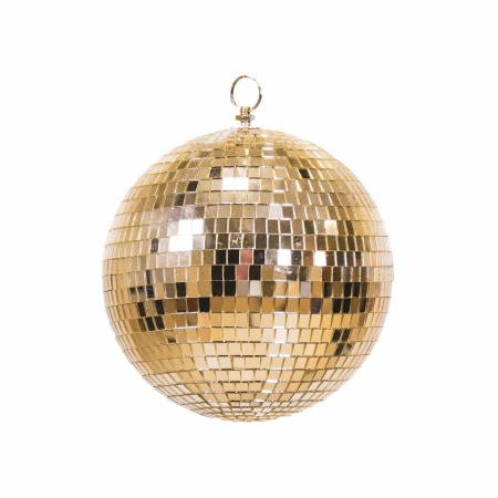 Kerstdecoratie - Kersthanger - Discobal - Schuim - Goud - 30x30x30cm