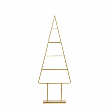 Decoratie Kerstboom - L34 x B12 x H90 cm - IJzer - Goud