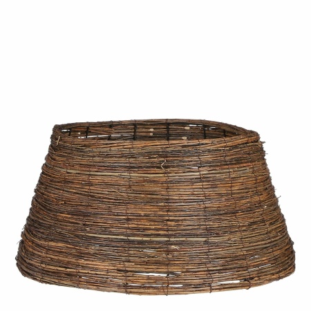 Kerstboommand - H26 x Ø55 cm - Wilgentakken - Bruin