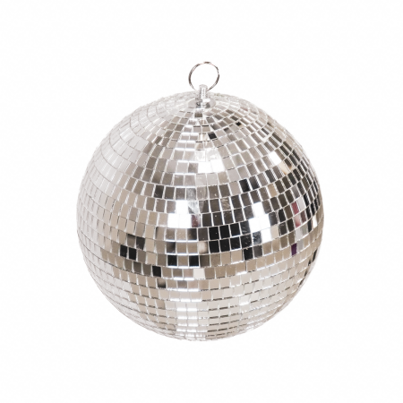 Kerstdecoratie - Kersthanger - Discobal - Schuim - Zilver - 20x20x20cm