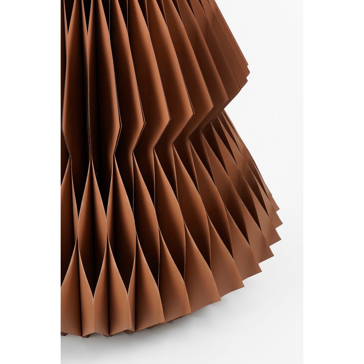 Papieren Kerstboom - Opvouwbare Kunstkerstboom - H152 x Ø104 cm - Kerst Decoratie - Bruin