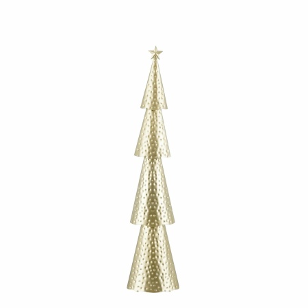 Decoratie Kerstboom - L15 x B8 x H68 cm - IJzer - Goud