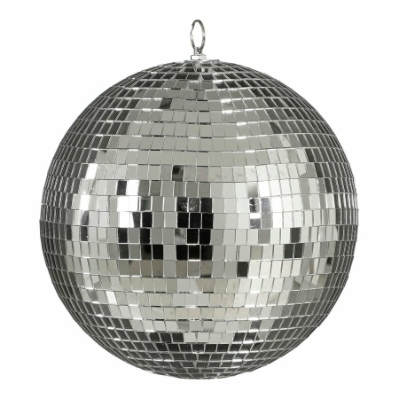 Kerst Discobal - Ø25 cm - Zilver