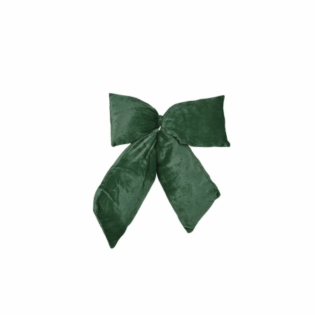 Kerstdecoratie - Strik - Groen - Fluweel - 32x40cm