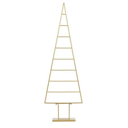 Decoratie Kerstboom - L50 x B15 x H152 cm - Metaal - Goud