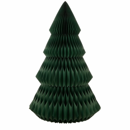 Papieren Kerstboom - Opvouwbare Kunstkerstboom - H212 x Ø120 cm - Kerst Decoratie - Groen