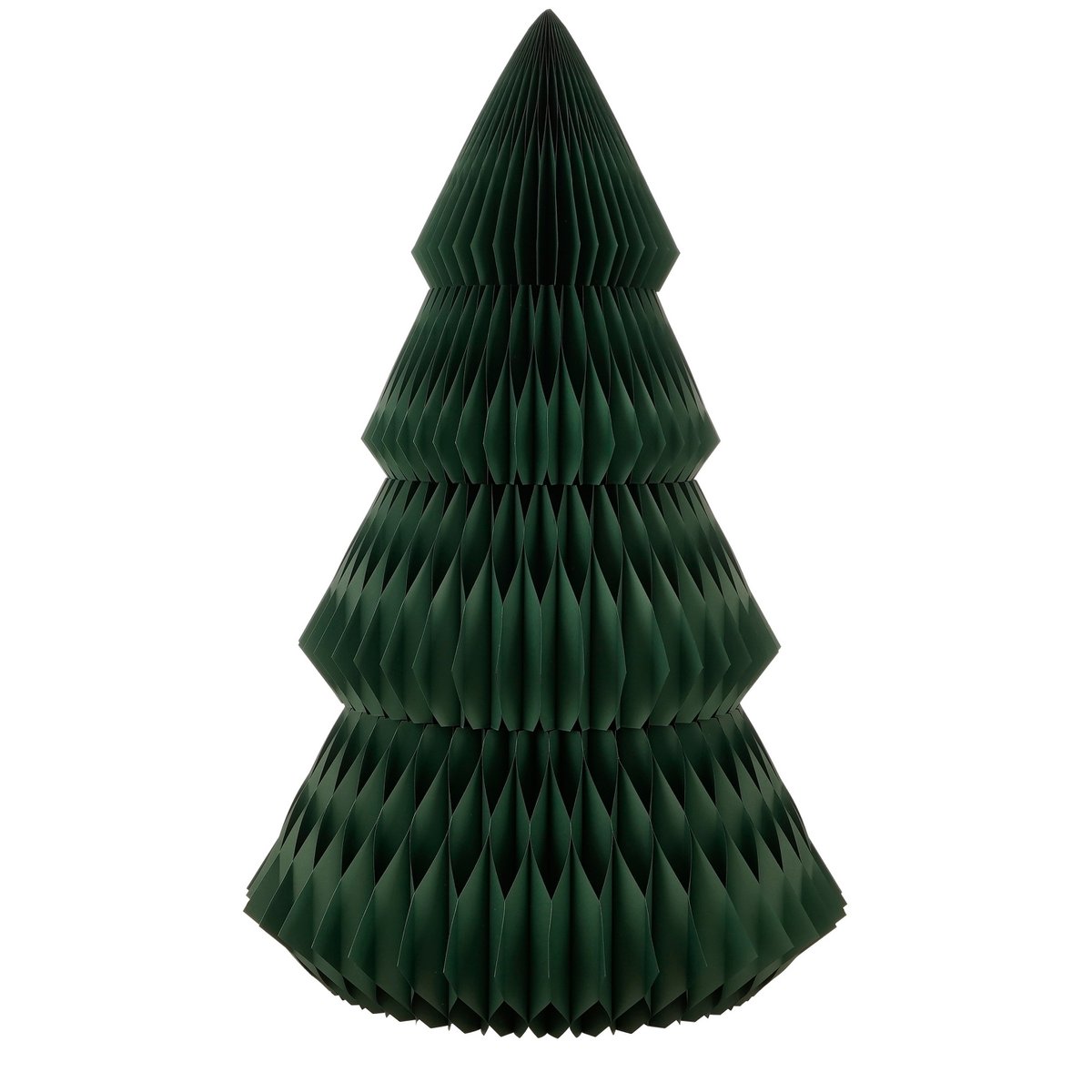 Papieren Kerstboom - Opvouwbare Kunstkerstboom - H212 x Ø120 cm - Kerst Decoratie - Groen